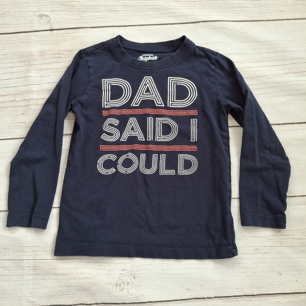 Osh Kosh 4T Long Sleeve Graphic Tee